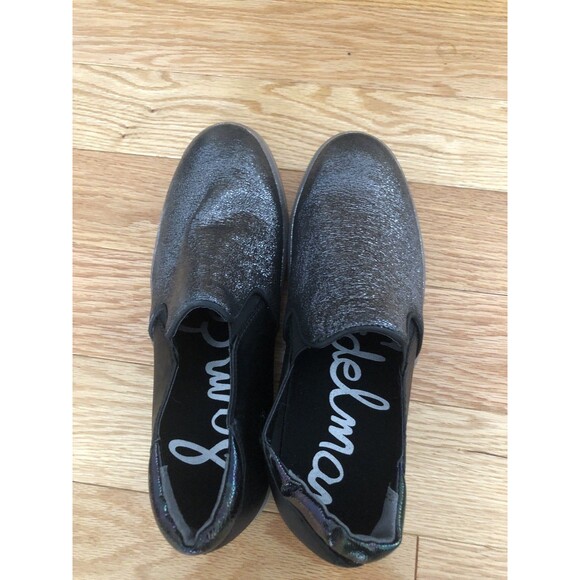 Sam Edelman Becker Gray-Black Slip On Loafers Womens Size 9 - Picture 5 of 7